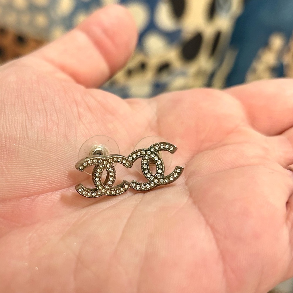 CHANEL classic CC earrings